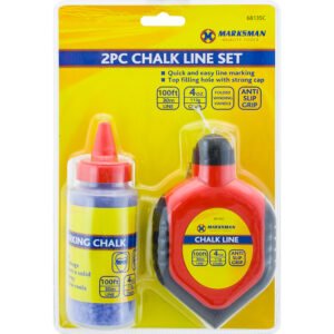 CROWNMAN CHALK LINE SET BLUE WITH LEVEL