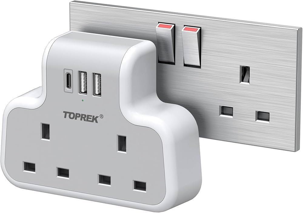 61I In3aYL. AC UF10001000 QL80 First Frame Contracting VETO EXTENSION SOCKET MULTIWAY DIRECT PLUGIN ADAPTOR WITH 2U