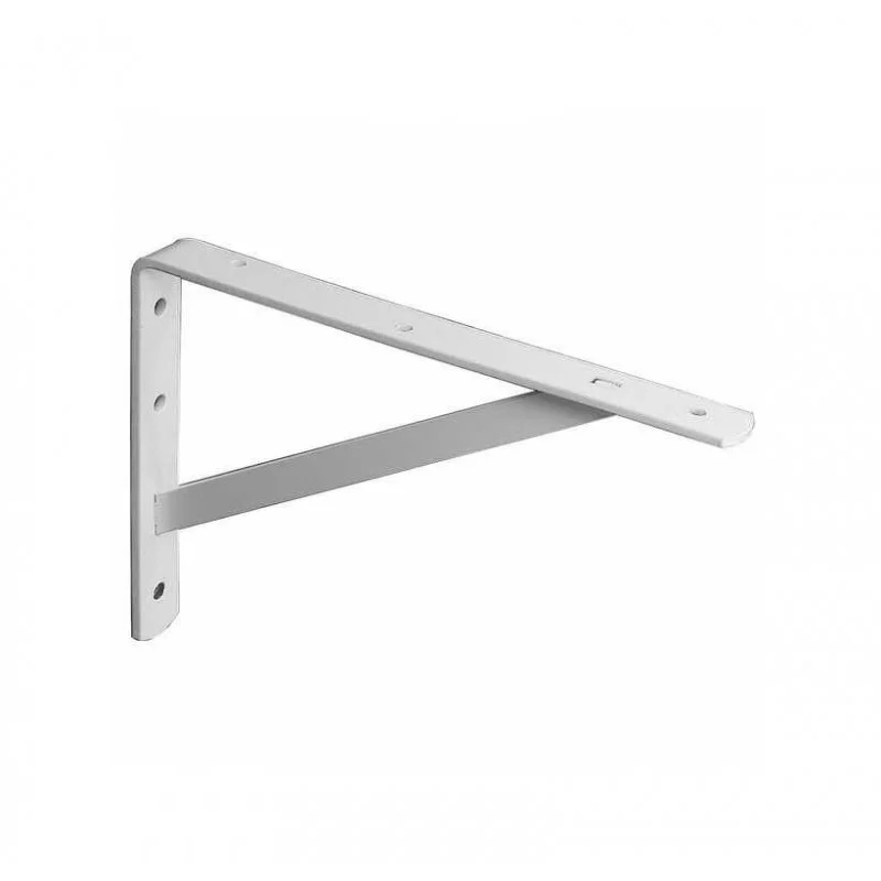 heavy duty shelf bracket 11 x 16 pack of 2 pieces First Frame Contracting SHELF BRACKET WHITE 11" x 16"