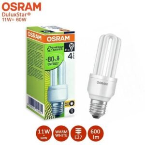 OSRAM ENERGY SAVER 11W EN27 DAY LIGHT DULUXSTAR