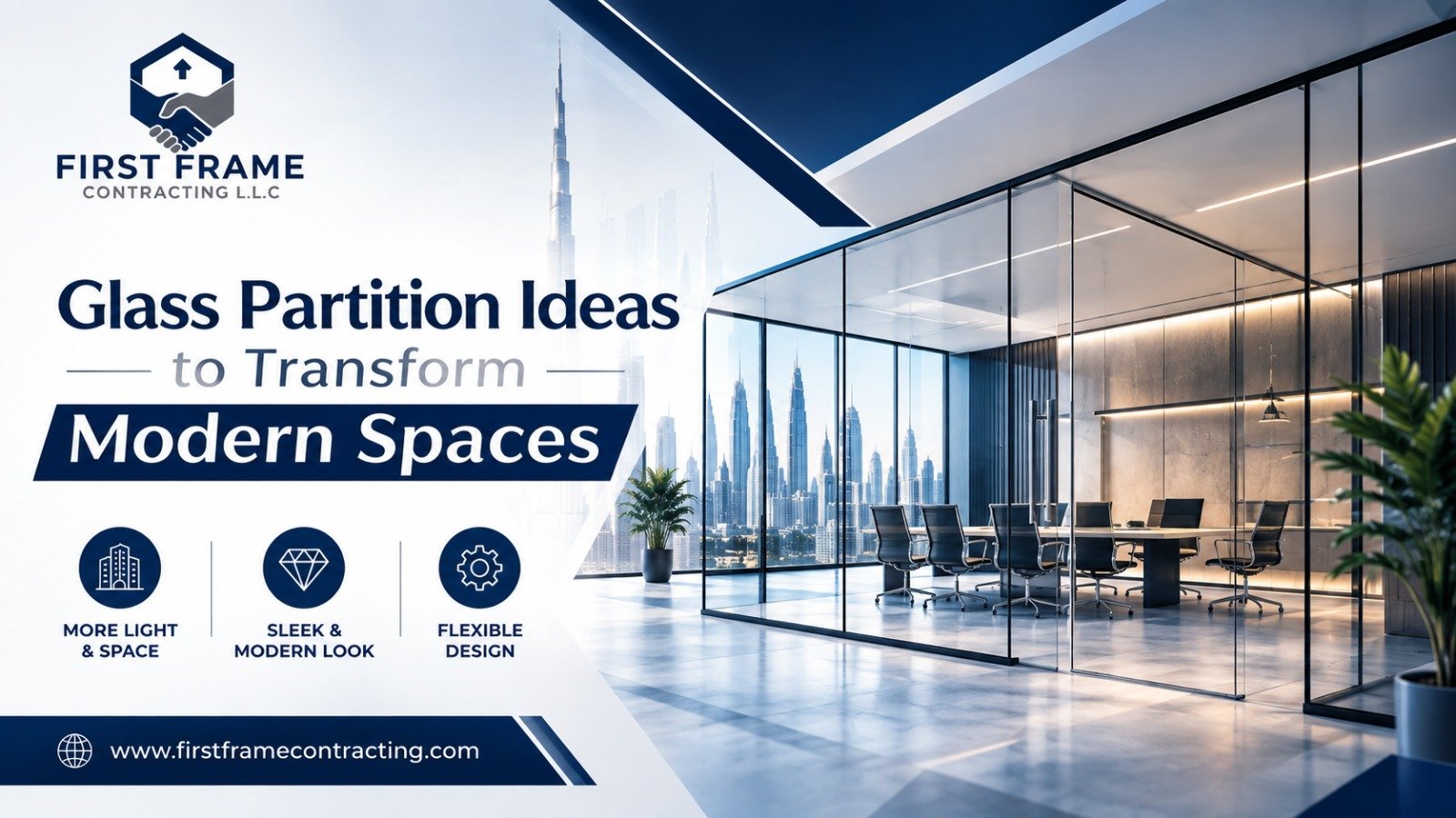 Glass partition